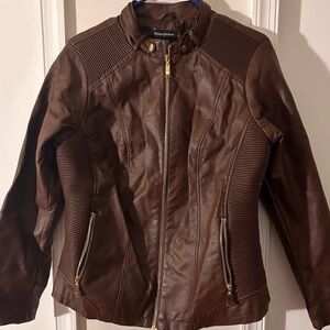 Ashley Stewart Faux Leather Jacket